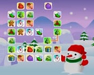 Christmas connect mahjong játékok